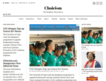 Tablet Screenshot of choicism.com